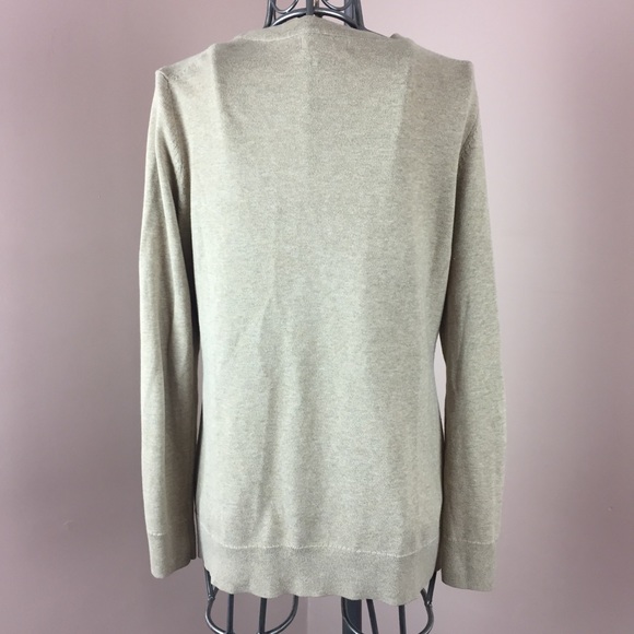 Van Heusen light brown v neckline sweater - Picture 3 of 5